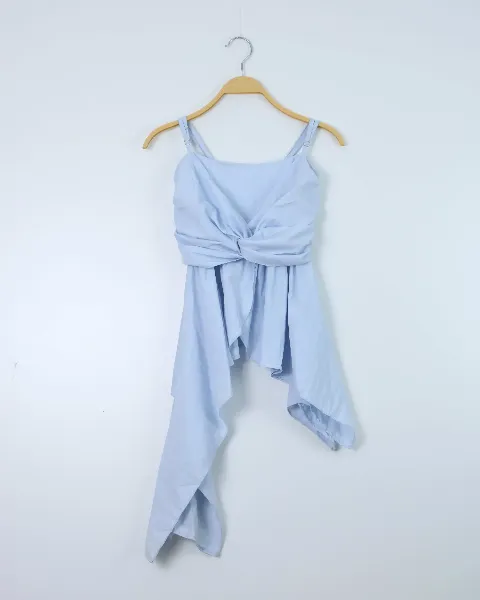 Áo kiểu nữ 2 dây 6632 xanh H10.2026.1